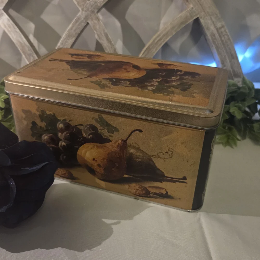 Vintage Decor Tin – Because Plastic Containers Are Boring